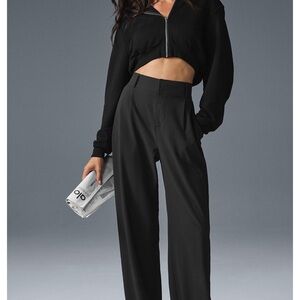 Black Women's Wide-Leg Pants (regular length)